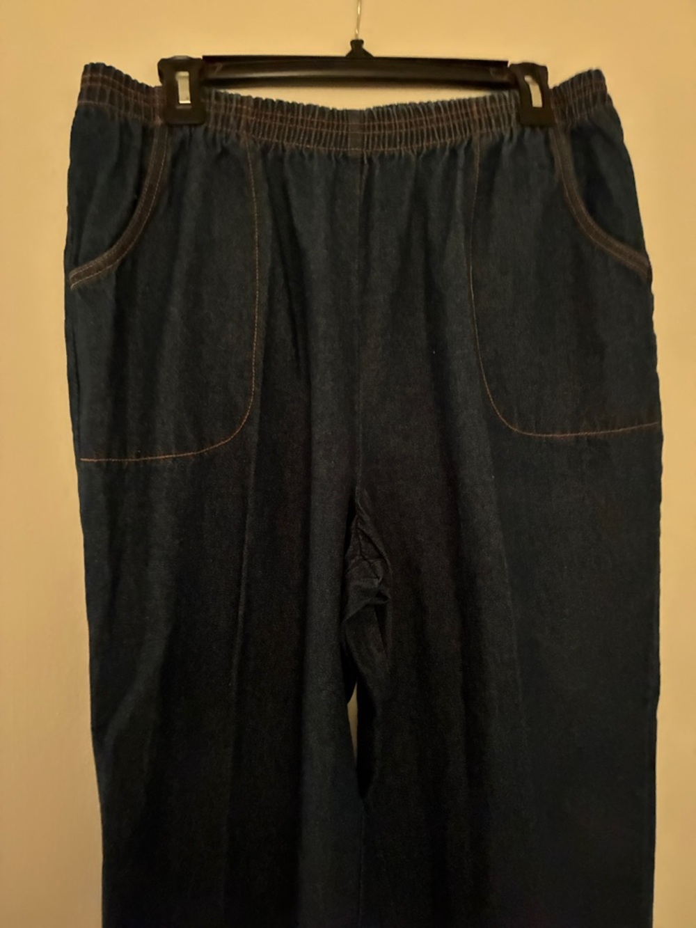 Blair Dark Blue Elastic Waist Denim Jeans